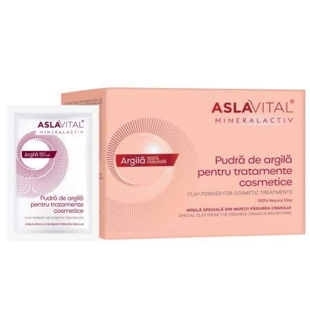 Pudră de argilă Mineralactiv Aslavital