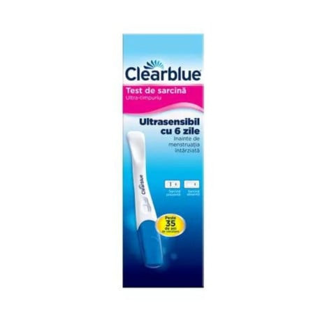 Test de sarcină ultrasensibil Clearblue